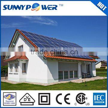 10KW blue 240VDC top quality Home use off grid solar system