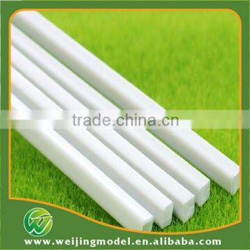 White Plastic Model Square Tube in Plastic Profile photo-4