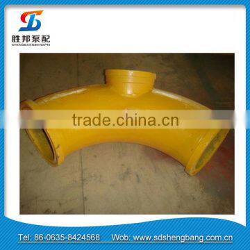 Sany manganese 13mn Casting concrete pump elbow