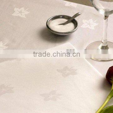 100% cotton satin drill jacquard dinner napkin/ table linen napkin