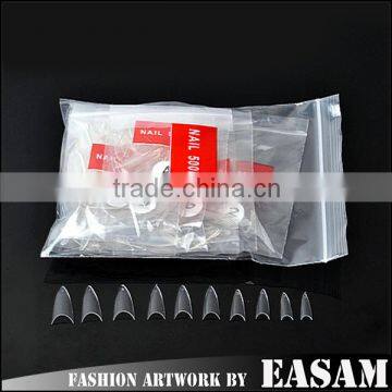 500pcs/bag eagle nail tips,wholesale pointed nail tips