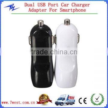 2014 High Power 5V 3.1A dual USB Car Charger for Tablet, iPad, Smartphone