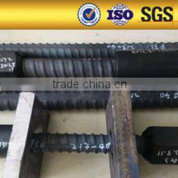 HOT! PSB830/PSB930/PSB1080 40mm Post Tensioning Bars with domed plate and domed nut ground anchor concrete ribbed steel 500 MPA