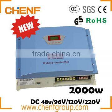 Low Voltage Charge Function 2KW 48V 96V 110V 120V 220V Wind Solar Hybrid Controller