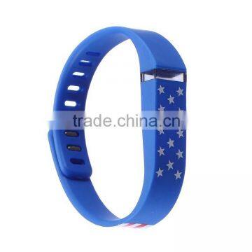 2015 USA national flag Style replacement wristband for fitbit flex (No Tracker chip)