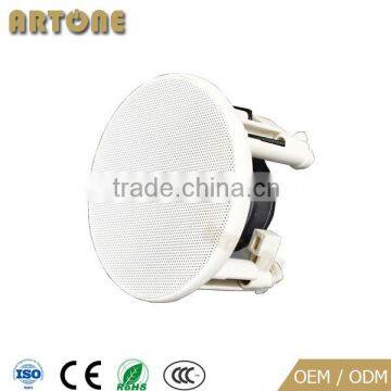 3'' 15W professional mini frameless ceiling speaker for pa or home audio system