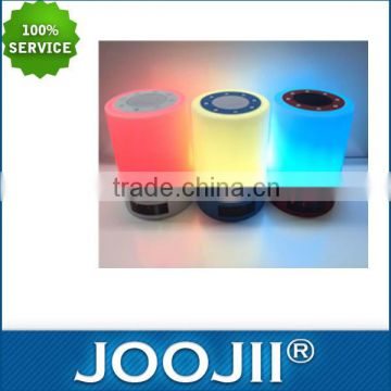 2016 new arrival Smart bluetooth speaker with LED light with recharing Li batteries