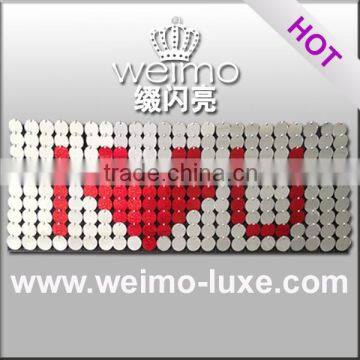 2015 Sequin Wall Panel For Heart Shaped Wedding Decor