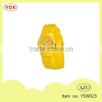 YSW023 Cheapest Long Wrist Band Silicone Watch FULL COLOR Design Silicone Watches photo-3