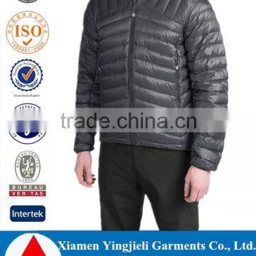 Durable Water Repellent finished shell fabric 600 fill power down insulation best down jacket