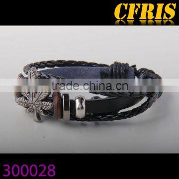 2016 newest handmade fashion leather bracelet wholesale