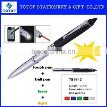 4 in 1 multi-function metal pen