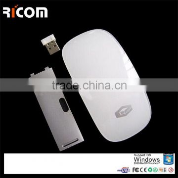 2.4G white wireless magic touch mouse for apple and macbook