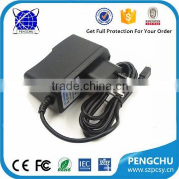 ce certification plug in type ac-230v power supply power plug adapter 12v 1a