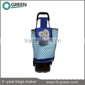 Top Quality Foldable Trolley Shopping Bag With Wheels