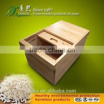 rice storage box,wooden rice box,rice bag strong wood box