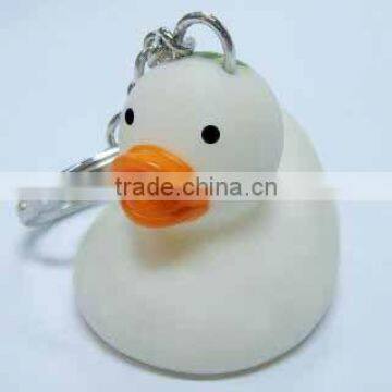 OEM platic duck keyrings