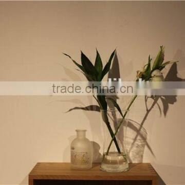 Handmade Different Shaped Chinese Glass Flower Vase for Home Decoration
