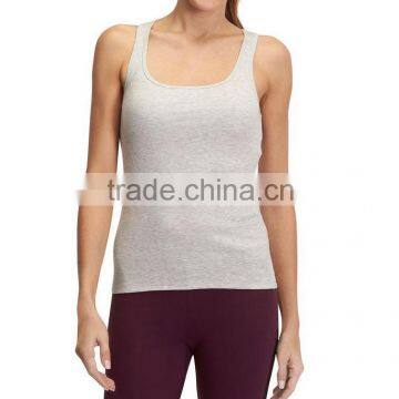 100 cotton workout women's white tight tank top