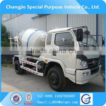 FOTON 3m3 mini concrete mixer trucks