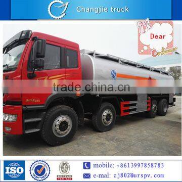 FAW oil tank truck gasoline transportation truck for sale 8*4