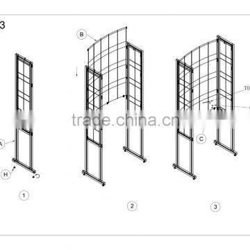 Promotion Mosaic / Stone / Ceramic Floor Tile Display Stand photo-3