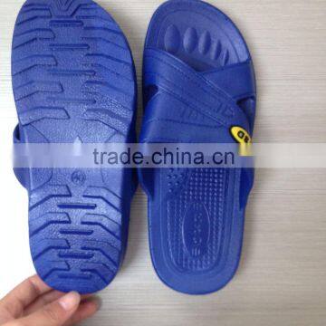 Blue Color Cleanrom Durable Antistatic SPU Slipper