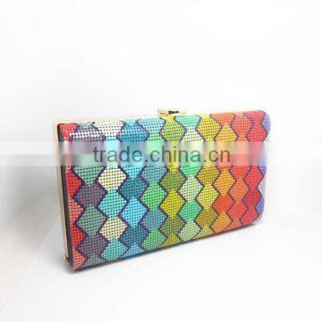 2015 New Design Printed Aluminium Handbag Women Bags