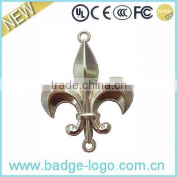 Western Style Accessories, Flower Metal Pendant