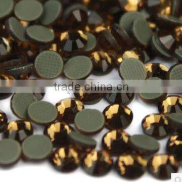 high quality ss20 smoke topaz color dmc rhinestone hot-fix for iron-on clothing,shoes,bags