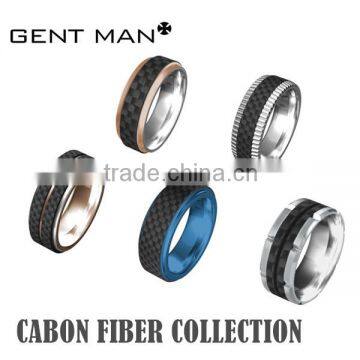 Wholesale New Design Ceramic Solid Carbon Fiber Ring Carbon Filber Ring photo-6