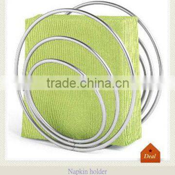 Chrome spiral napkin holder