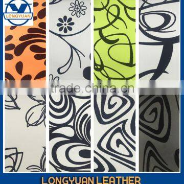 Embossed With Flocking Sofa pu Leather and for Chair/decoration/wallpaper Leather Furniture photo-3