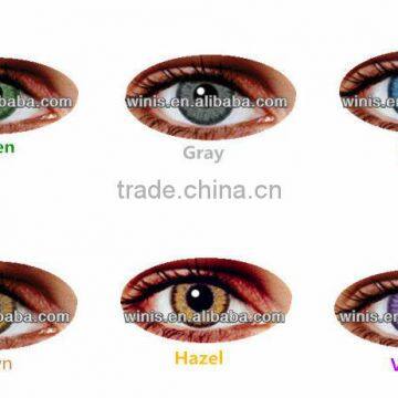 wholesale korean cosmetics Eclipse colored contact lenses for eyes