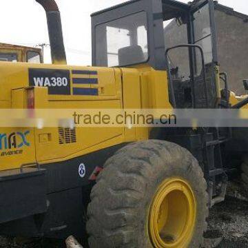 WA380-3 used komatsu wheel loader, also WA70,WA100,WA380-6,WA470-5 used loader