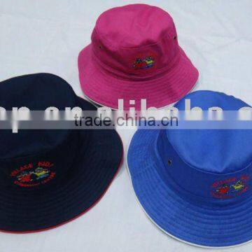 Solid 100% cotton fisherman bucket hat make in china