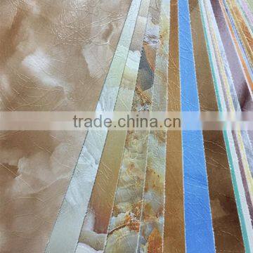 Like real marble surface design with cotton backing ,PVC leather for sofa ,ladies handbags ,very good quality                        
                                                Quality Choice