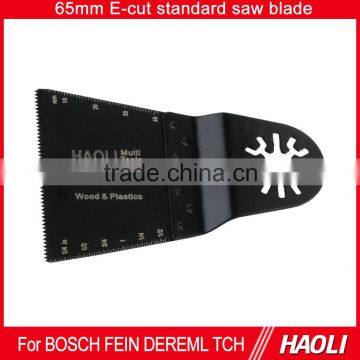 65mm HCS E-cut standard oscillating muti tool saw blade for fast cutting wood