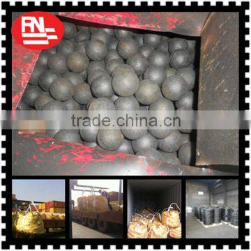 china supplier DIA50mm high hardness forged grinding ball for ball mill