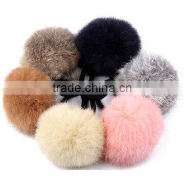 Rabbit Fur Ball Elastic for hair