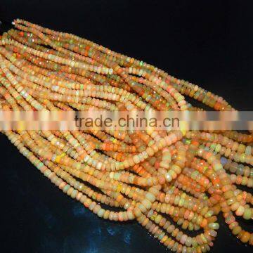 NATURAL FACETED ETHIOPIAN OPAL BEADS