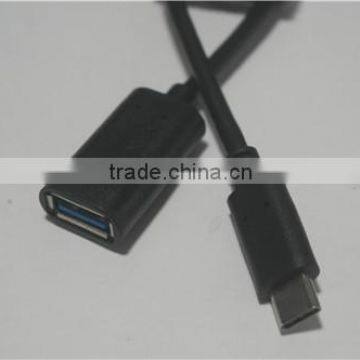USB 3.1 Type-C Cable - C Male to A Female - 3.3 Ft - SuperSpeed+ 3A 5Gbps