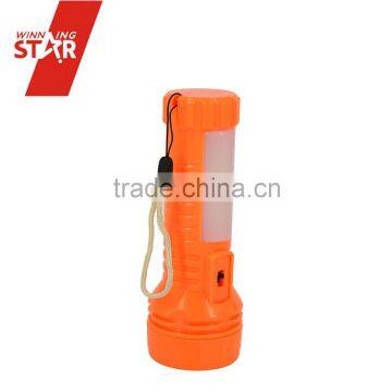 Good quality AA dry battery led flashlight / torches