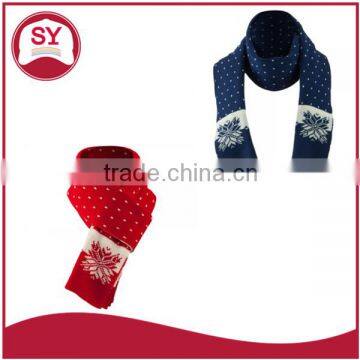 Wholesale customize wool Sknowflake Scarf