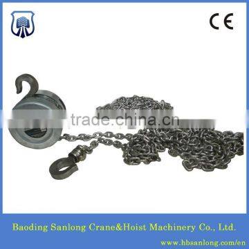 hand operation Stainless Steel chain blocks 2ton