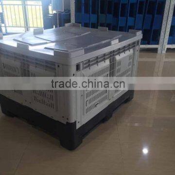 1200*1000*810 mm collapsible vented plastic pallet bin container