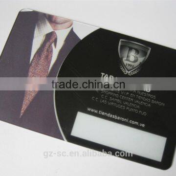 Printing plastic business card