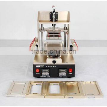 New 5in1 Machine = for Samsung Middle Separator+ for Iphone Frame Laminator + lcd screen Separator + Glue Remover + Preheater