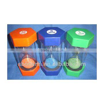 Plastic Hexagonal Shape Sand Timer