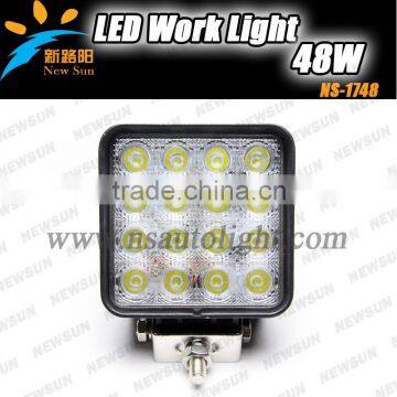 15w 18w 27w Available 48w 12v led work lighting 4000 lumen spot beam/flood beam IP67 for offroad